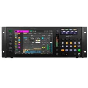 WING RACK Consola Digital 48-Canales 28-Buses 24-Preamp Mic/Line Midas 8-Midas Pro Outputs Pantalla Touch de 10plg.