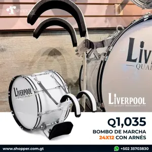 Bombo de Marcha 24×12 con Arnes | Liverpool