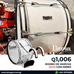 Bombo de Marcha 22×12 con Arnes | Liverpool