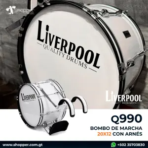 Bombo de Marcha 20×12 con Arnes | Liverpool