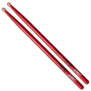 Baquetas para Bateria, Serie Artista Josh Dun, Punta de Madera, Rojo, 16 1/2plg. | ZILDJIAN