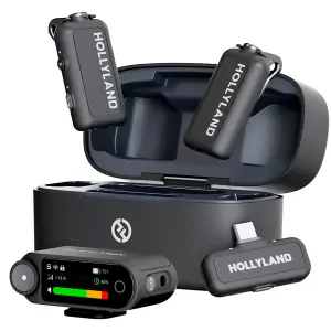 Lark Max 2 Kit de Transmision Inalambrico, con Mic de Solapa | HOLLYLAND