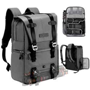 Mochila de 20L para Camara, Gris | K&F CONCEPT