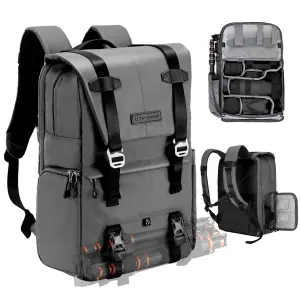 Mochila de 20L para Camara, Gris | K&F CONCEPT