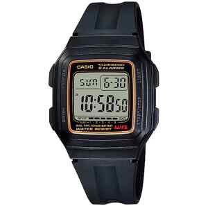 Reloj Digital F-201WA-9ADF para Caballero, 5 Alarmas | CASIO