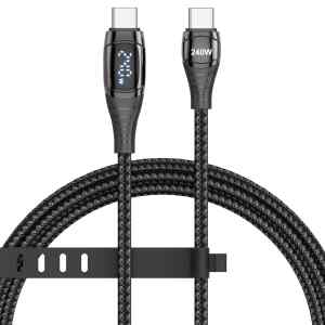 Cable de Alimentacion USB-C 1mt de 240w con Pantalla Led | SMALLRIG