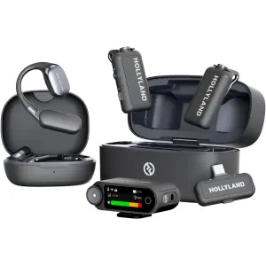 LARK MAX 2 Ultimate Combo, micrófono inalámbrico, iPhone y USB-C | Hollyland