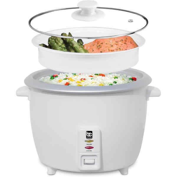 Arrocera con vaporera de 6 tazas 1.4 litros | BENE CASA