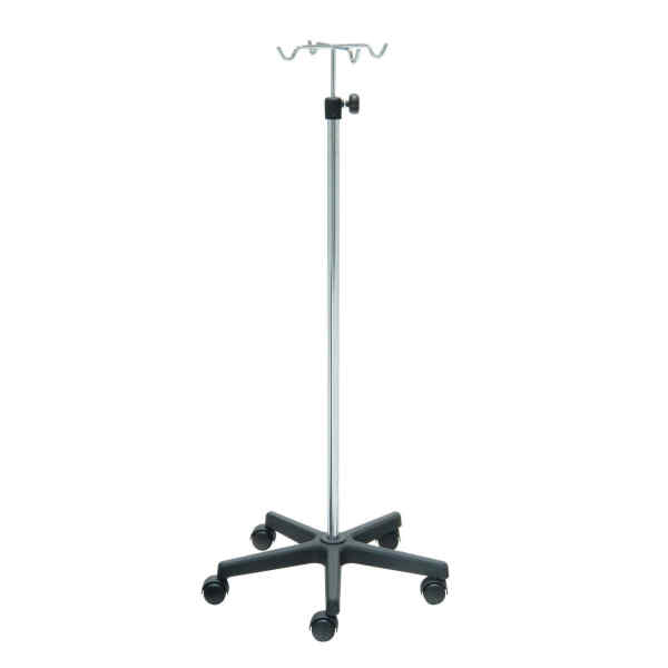 Atril con base Plastico de 5 rodos | ABM MEDICAL CARE