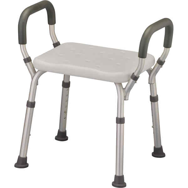 Banco para ducha con apoya brazos | ABM MEDICAL CARE