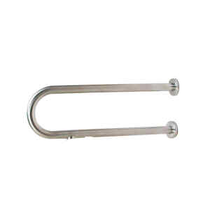 Barra de apoyo acero inoxidable para bano de 60 cm