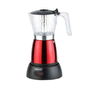 Cafetera Espresso y Moka electrica de 6 Tazas | BRENTWOOD