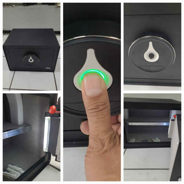 Caja fuerte de seguridad con lector de huella dactilar | SAFEWELL BY ABM Caja fuerte de seguridad con lector de huella dactilar | SAFEWELL BY ABM
