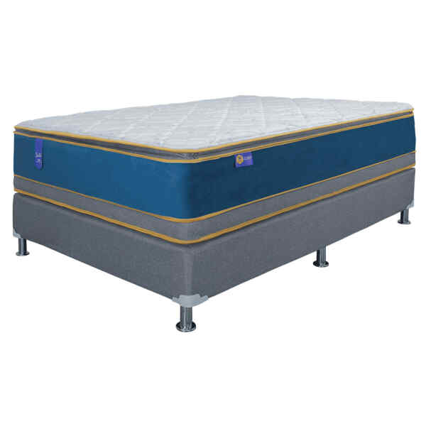 Cama Queen Doble Pillow | SIESTA