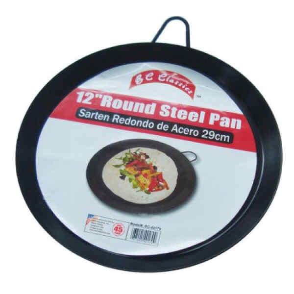 Comal redondo de 12″ con agarradores | BENE CASA