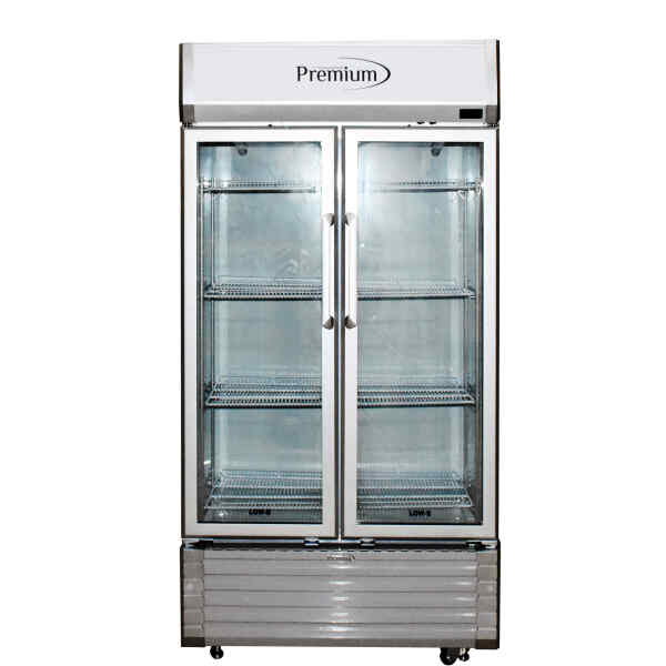 Enfriador exhibidor vertical de 16 pies cubicos | PREMIUM Enfriador exhibidor vertical de 16 pies cubicos | PREMIUM