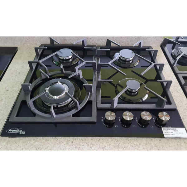 Estufa de 4 hornillas empotrable top de vidrio a gas | PREMIERE BY ABM Estufa de 4 hornillas empotrable top de vidrio a gas | PREMIERE BY ABM