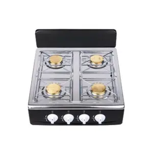 Estufa de mesa a gas de 4 hornillas | PREMIERE BY ABM