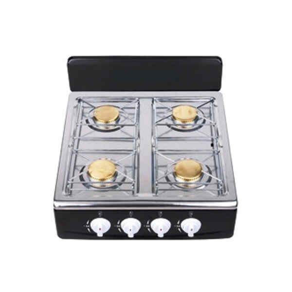 Estufa de mesa a gas de 4 hornillas | PREMIERE BY ABM