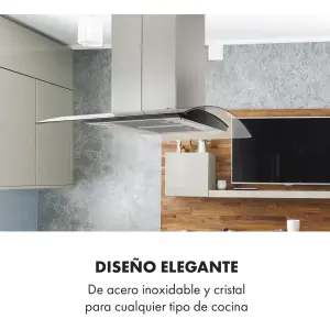 Extractor de olores para isla de 89 cm tipo campana | PREMIERE BY ABM