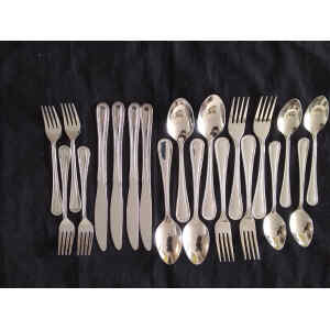 Juego de 60 cubiertos de acero inoxidable | ABM