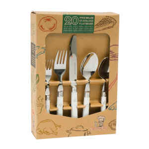 Juego de cubiertos de alta calidad de 20 | MASTER CHEF