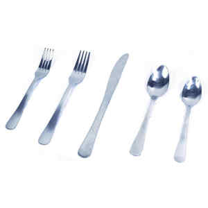 Juego de cubiertos de de acero inoxidable de 20 | EUROHOME