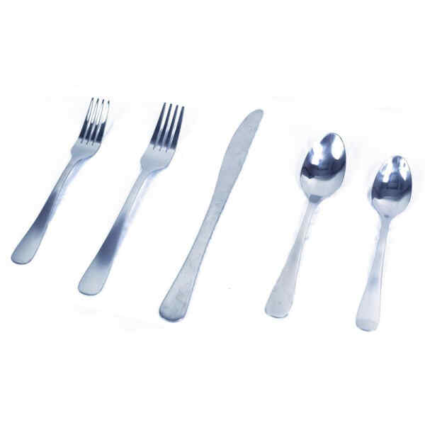 Juego de cubiertos de de acero inoxidable de 20 | EUROHOME