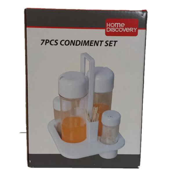 Juego de salero, pimentero, aceite y vinagre | HOME DISCOVERY