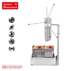 Maquina freidora y tambien para hacer churros industrial de 5 litros | PREMIERE BY ABM