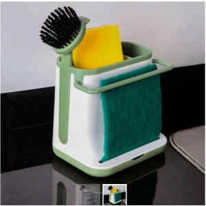 Organizador Plastico De Limpieza con cepillo | PANTRYMATE Organizador Plastico De Limpieza con cepillo | PANTRYMATE