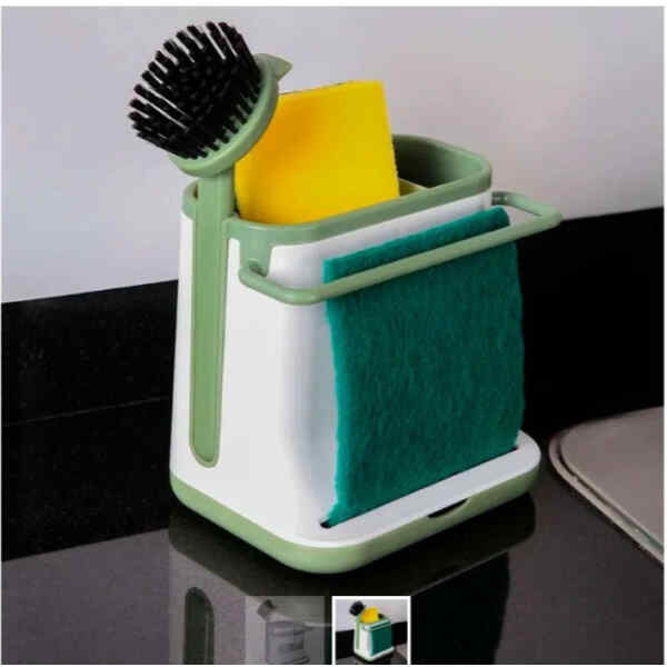 Organizador Plastico De Limpieza con cepillo | PANTRYMATE