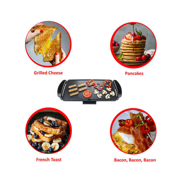 Plancha electrica antiadherente | BRENTWOOD