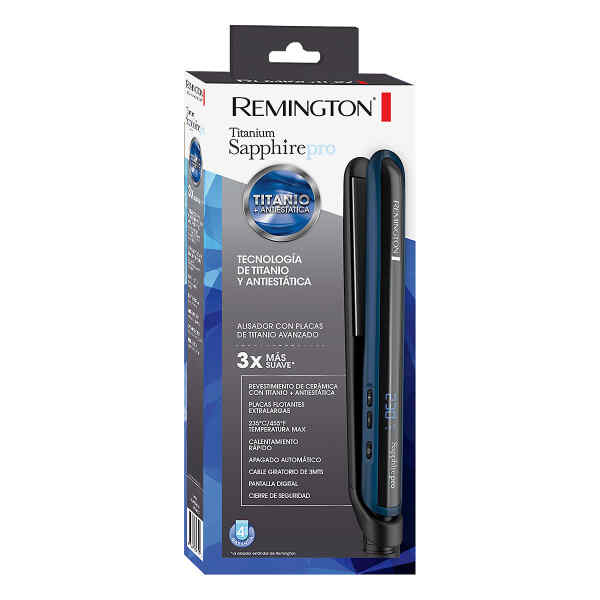 Plancha para el cabello Placa de Titanio y antiestatica de 1″ | REMINGTON