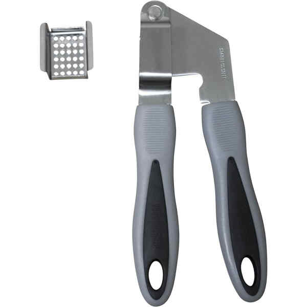 Prensa de ajo con asa, gris | IMUSA