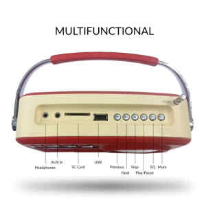 Radio Retro AM/FM recargable | SUPERSONIC