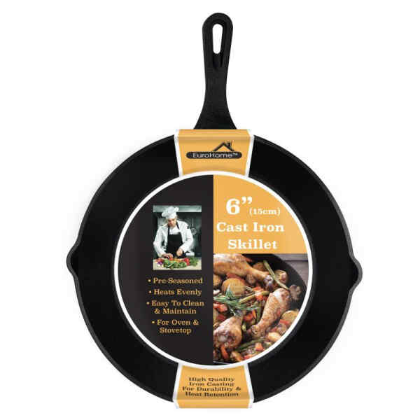 Sarten de hierro fundido de 6″ | EUROHOME