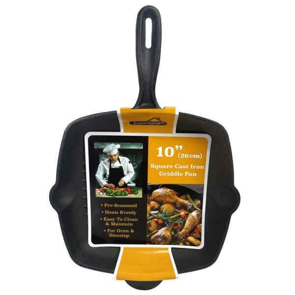 Sarten o plancha de hierro fundido de 10″ | EUROHOME