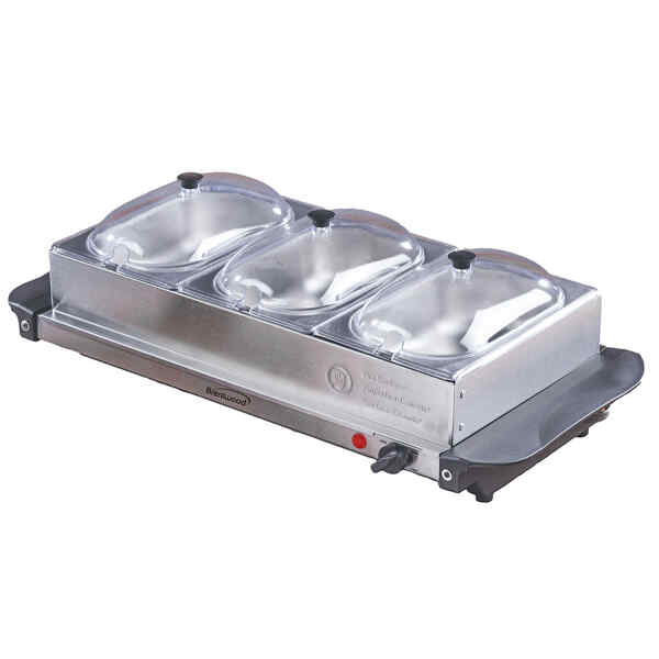 Servidor para buffet de 3 bandejas | BRENTWOOD Servidor para buffet de 3 bandejas | BRENTWOOD