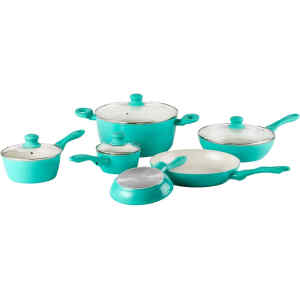 Set / bateria de 10 piezas color Turquesa | IMUSA