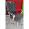 Silla de espera con brazos ejecutiva gris ABM