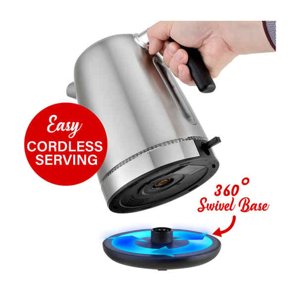 Tetera inalambrica acero inoxidable | BRENTWOOD